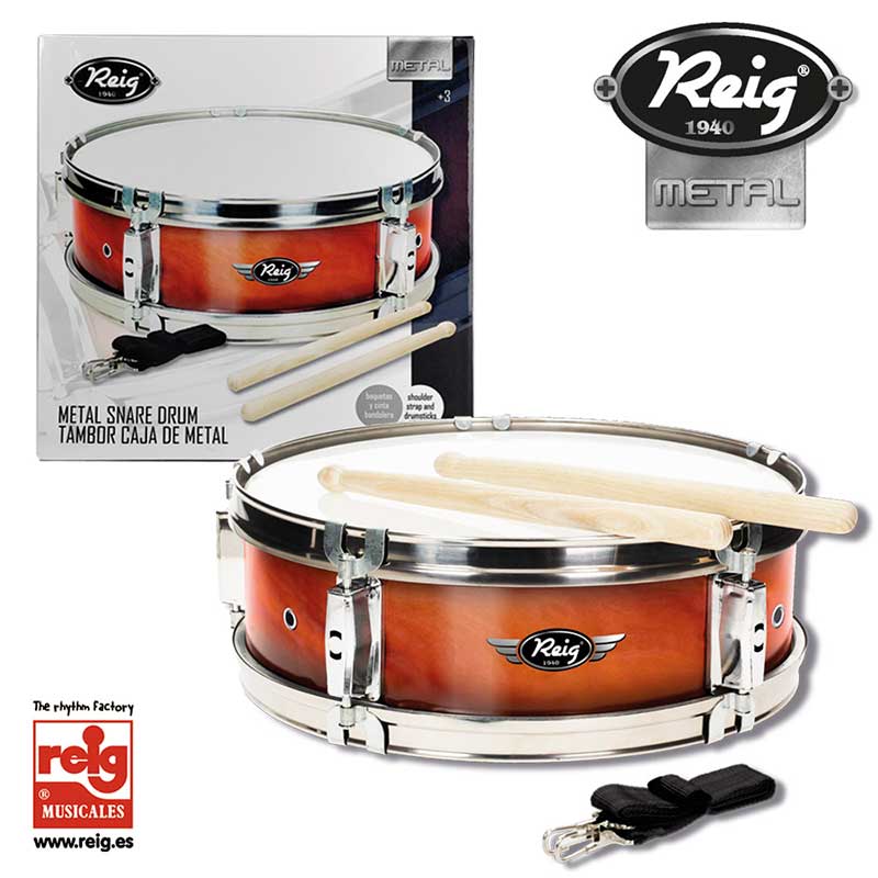 931-4931-tambormetal33cm+box